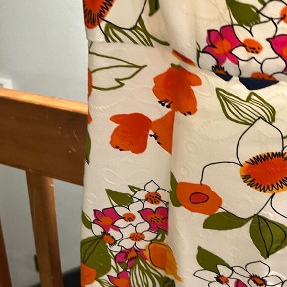 EUC Trina Turk Floral Sleeveless Dress Size 2 #070 - Picture 4 of 7